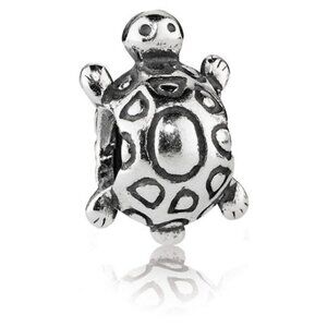 PANDORA Turtle Charm Authentic Sterling Silver Animal Marine Mythology